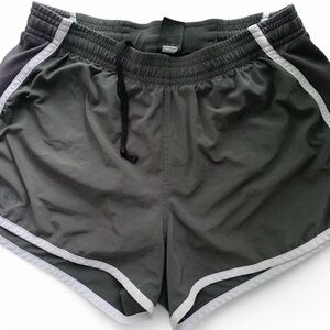 Womens Under Armour Gray Athletic Shorts with White Trim Size XS